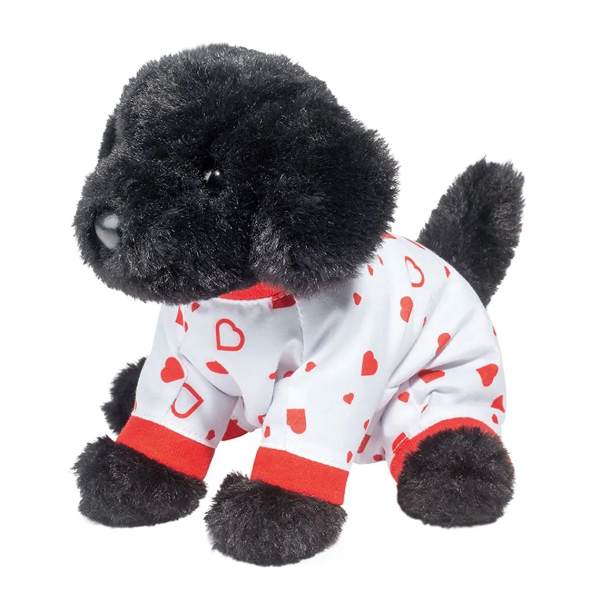 Online Douglas Toys Amore Black Lab Pj Pup With Heart Pajamas