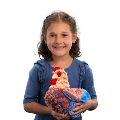 Sale Douglas Toys Henrietta Blue Lace Hen