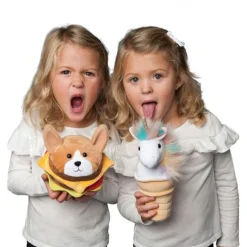 New Douglas Toys Ice Cream Cone Unicorn Macaroon