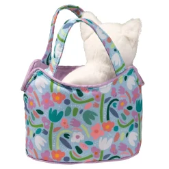 New Douglas Toys My Little Garden Sassy Sak With White Cat
