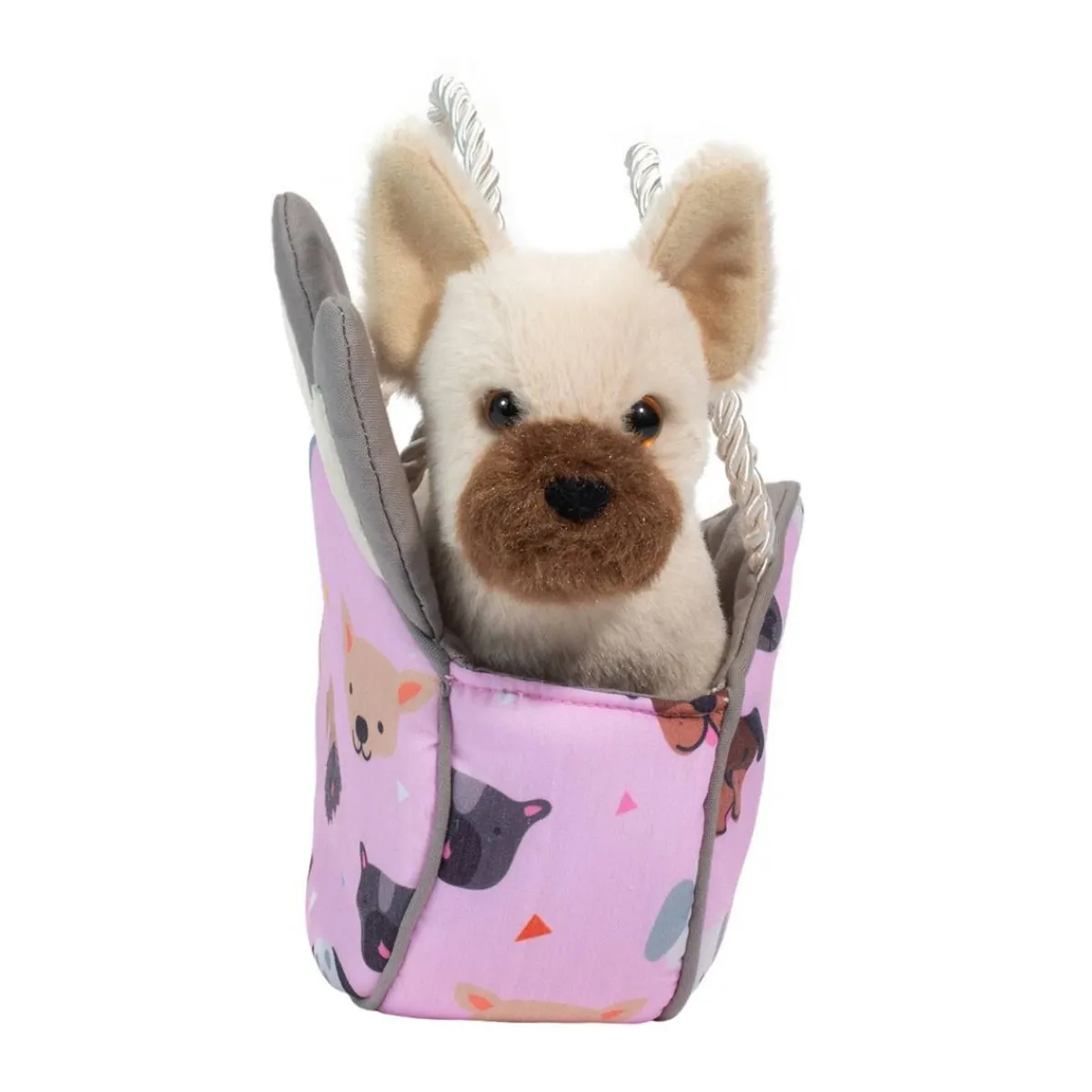 New Douglas Toys Puppy Pawty Sassy Sak With French Bulldog