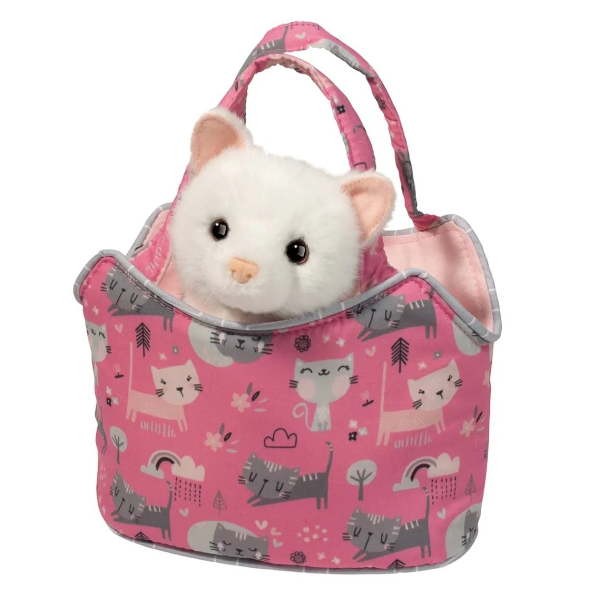 Fashion Douglas Toys Purr-Fect Pals Sassy Sak With White Cat