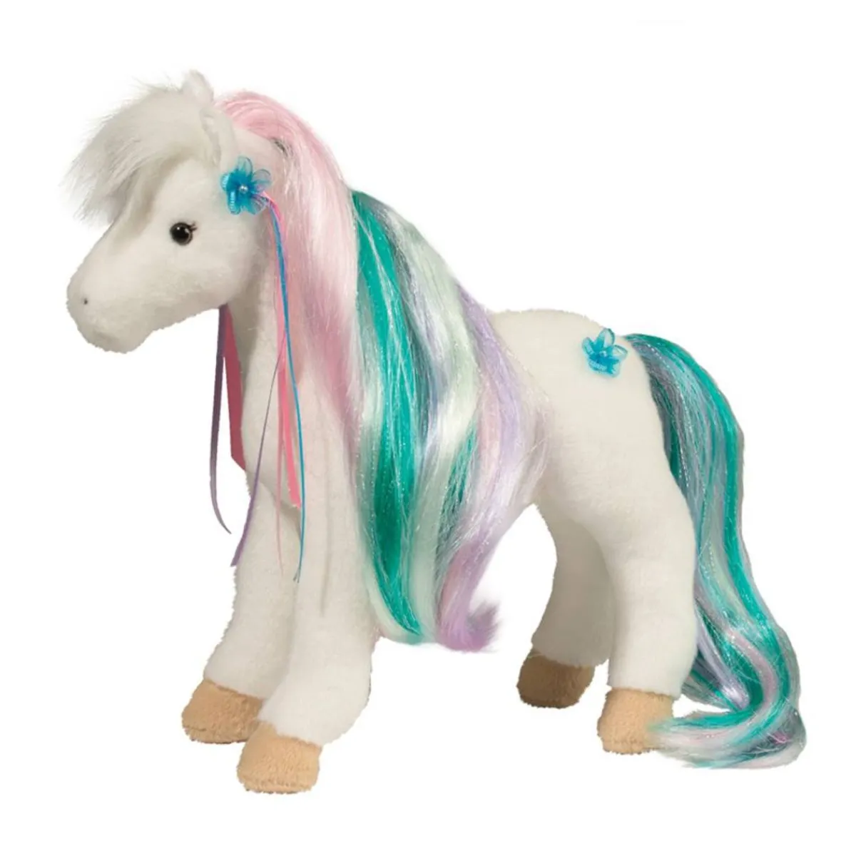 New Douglas Toys Rainbow Princess Horse