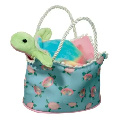 Clearance Douglas Toys Sea Turtle Sassy Sak With Rainbow Turtle