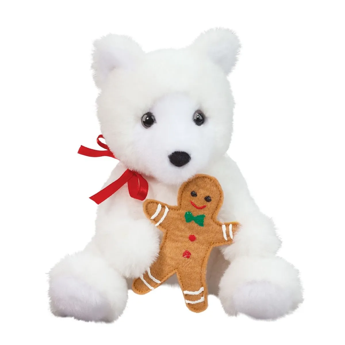 Clearance Douglas Toys Sweety Polar Bear With Gingerbread Cookie