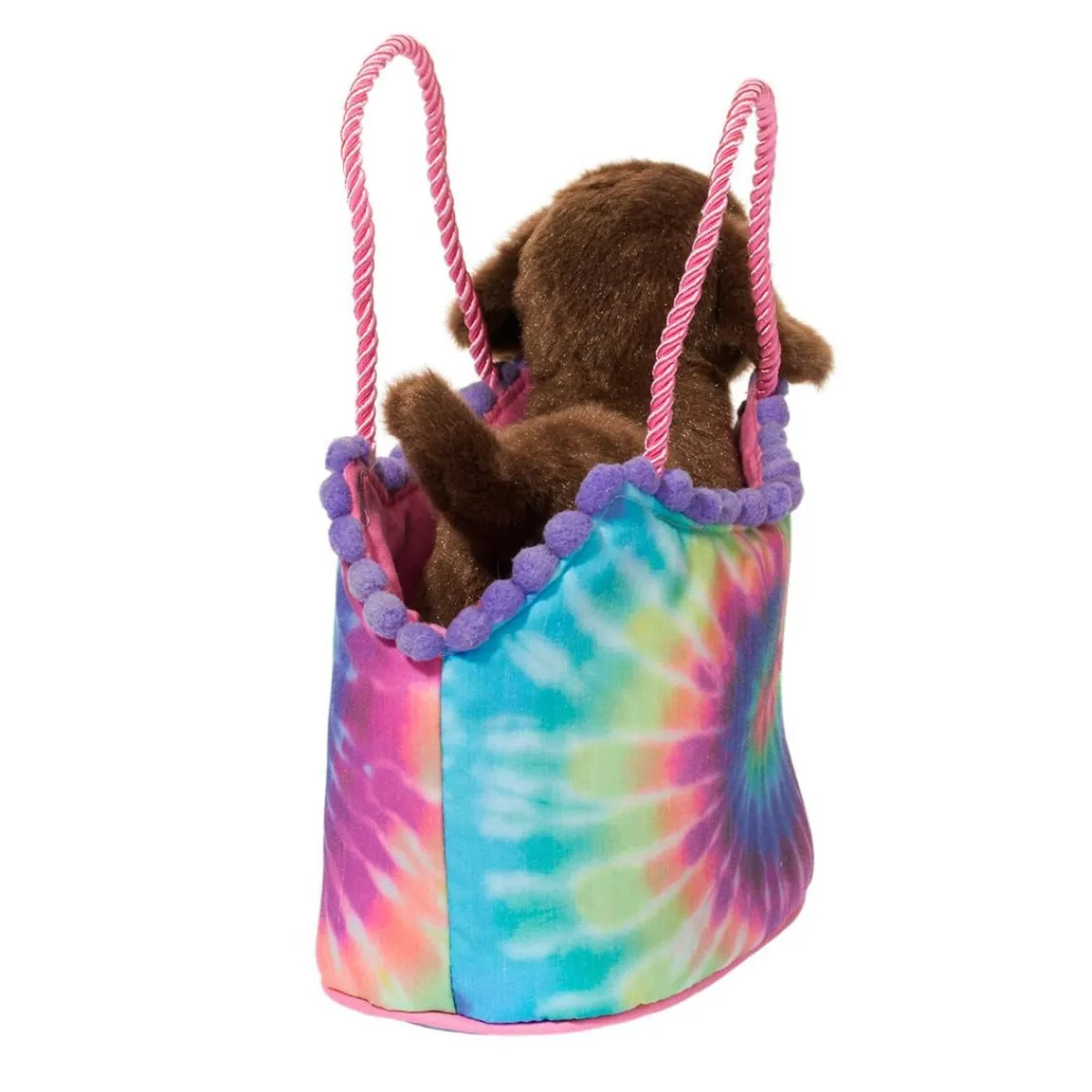 Discount Douglas Toys Tie Dye Sassy Sak With Chocolate Lab